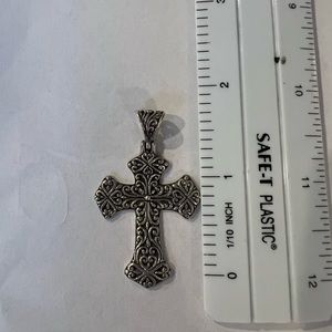 Sterling Silver 9.25 Celtic Cross Pendant no chain
